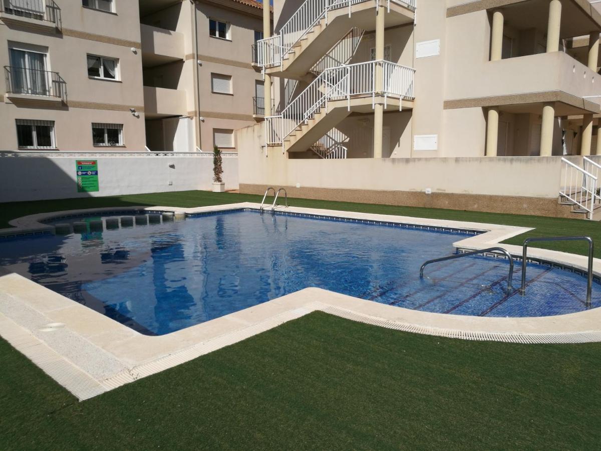 Apartamento Con Piscina Y Terraza Con Vista Al Mar Vinarós Екстериор снимка