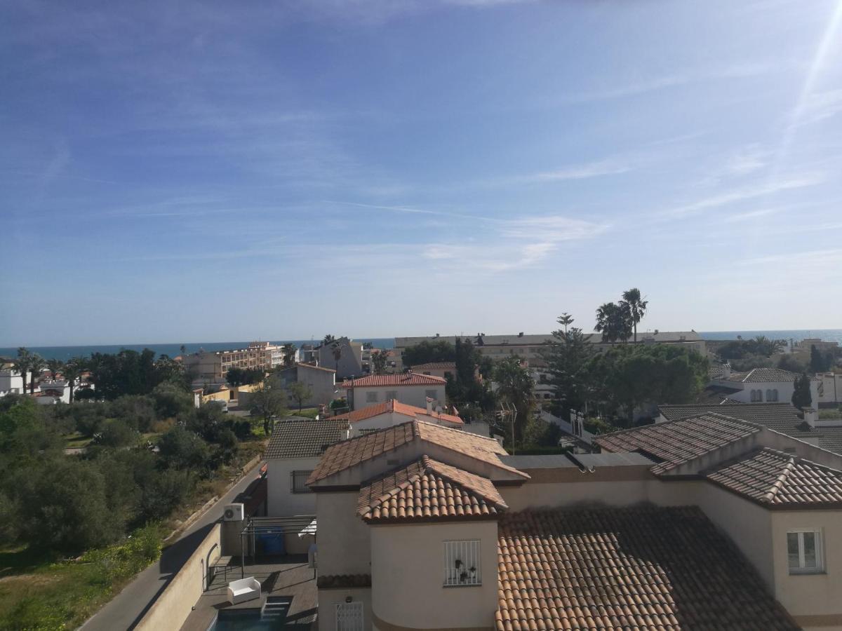 Apartamento Con Piscina Y Terraza Con Vista Al Mar Vinarós Екстериор снимка